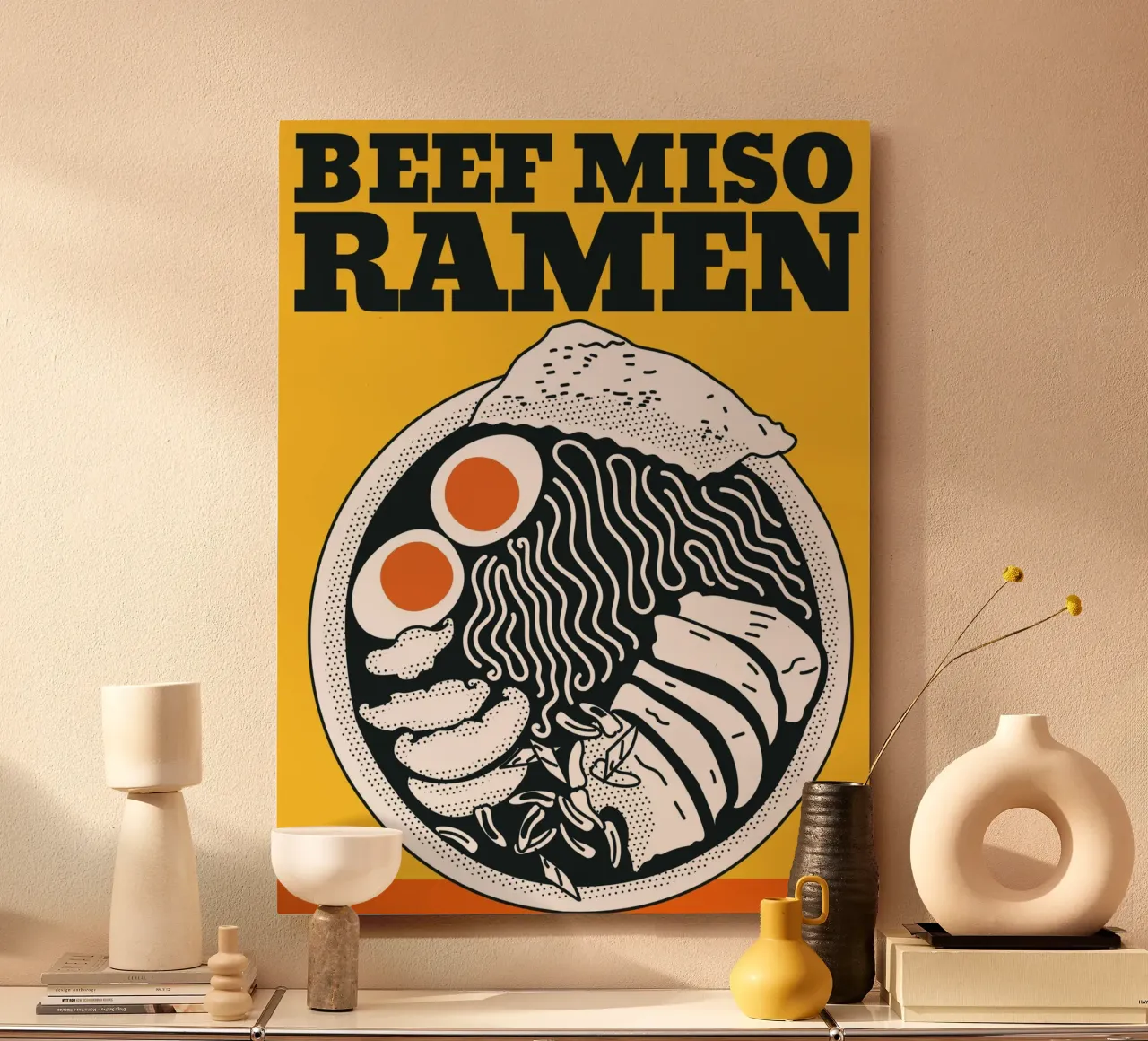 Miso Ramen alluminio dibond da Dreamer10