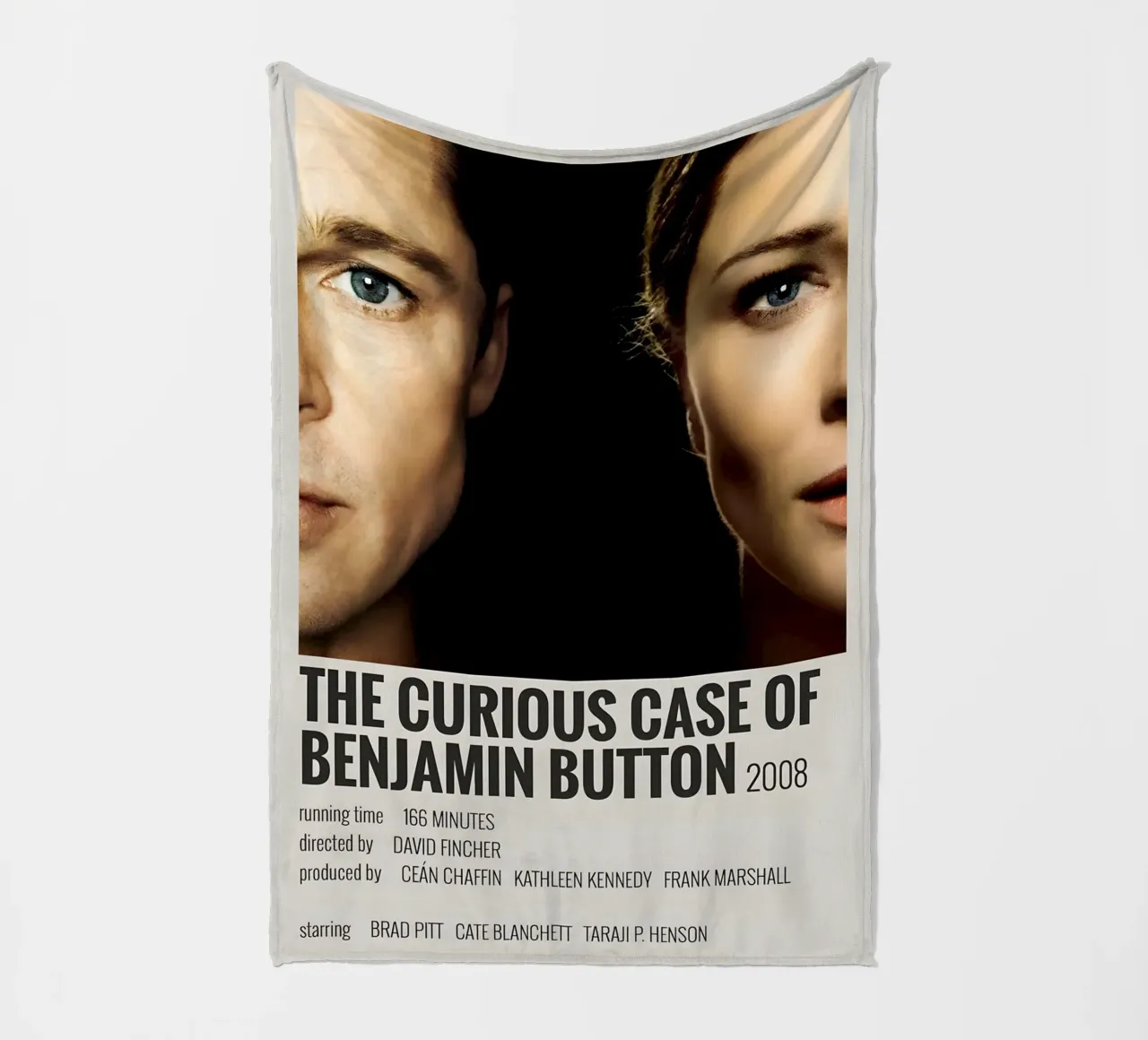 THE CURIOUS CASE OF BENJAMIN BUTTON 2008 coperta in pile da MVFminimalist