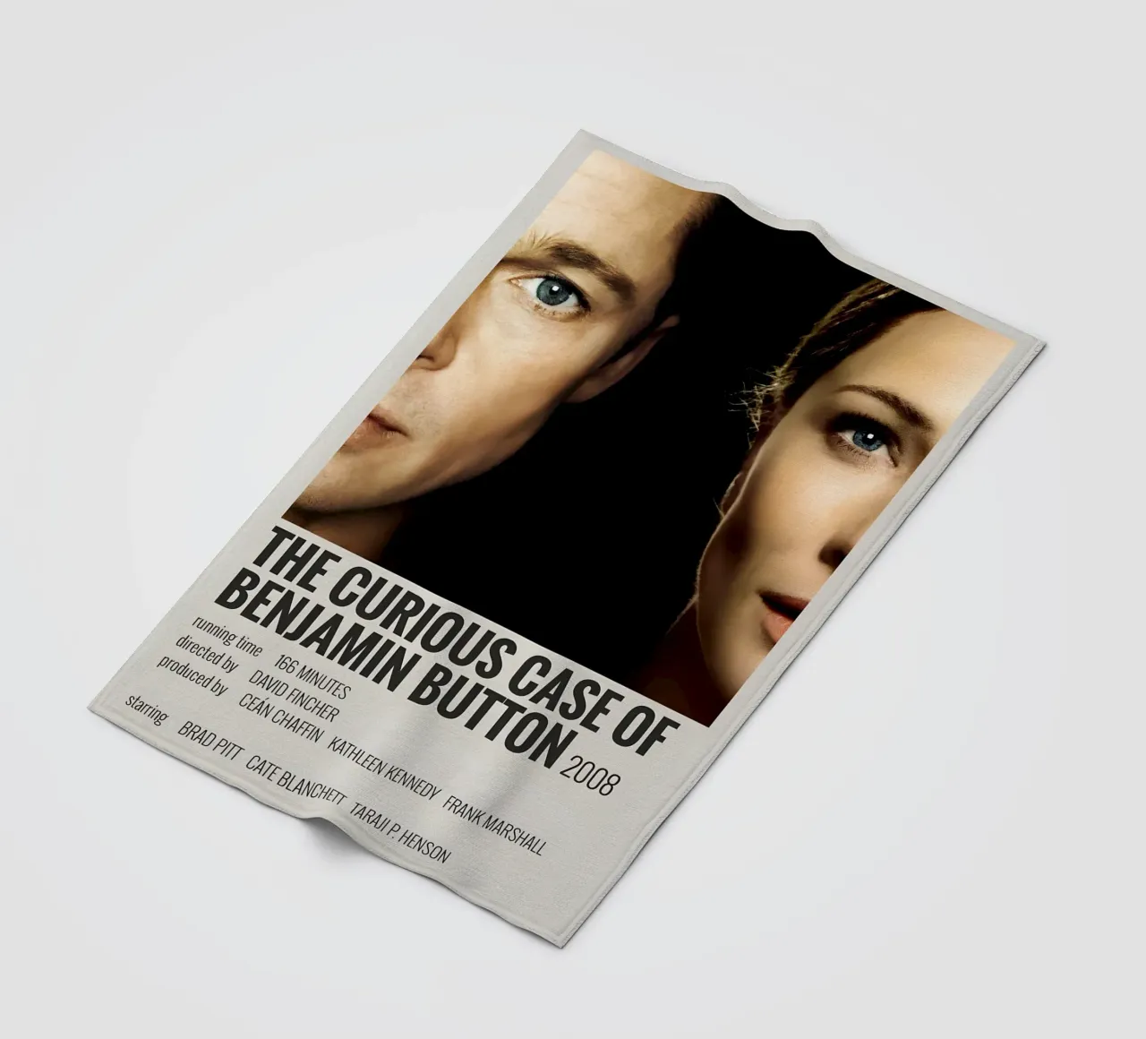 THE CURIOUS CASE OF BENJAMIN BUTTON 2008 coperta in pile da MVFminimalist