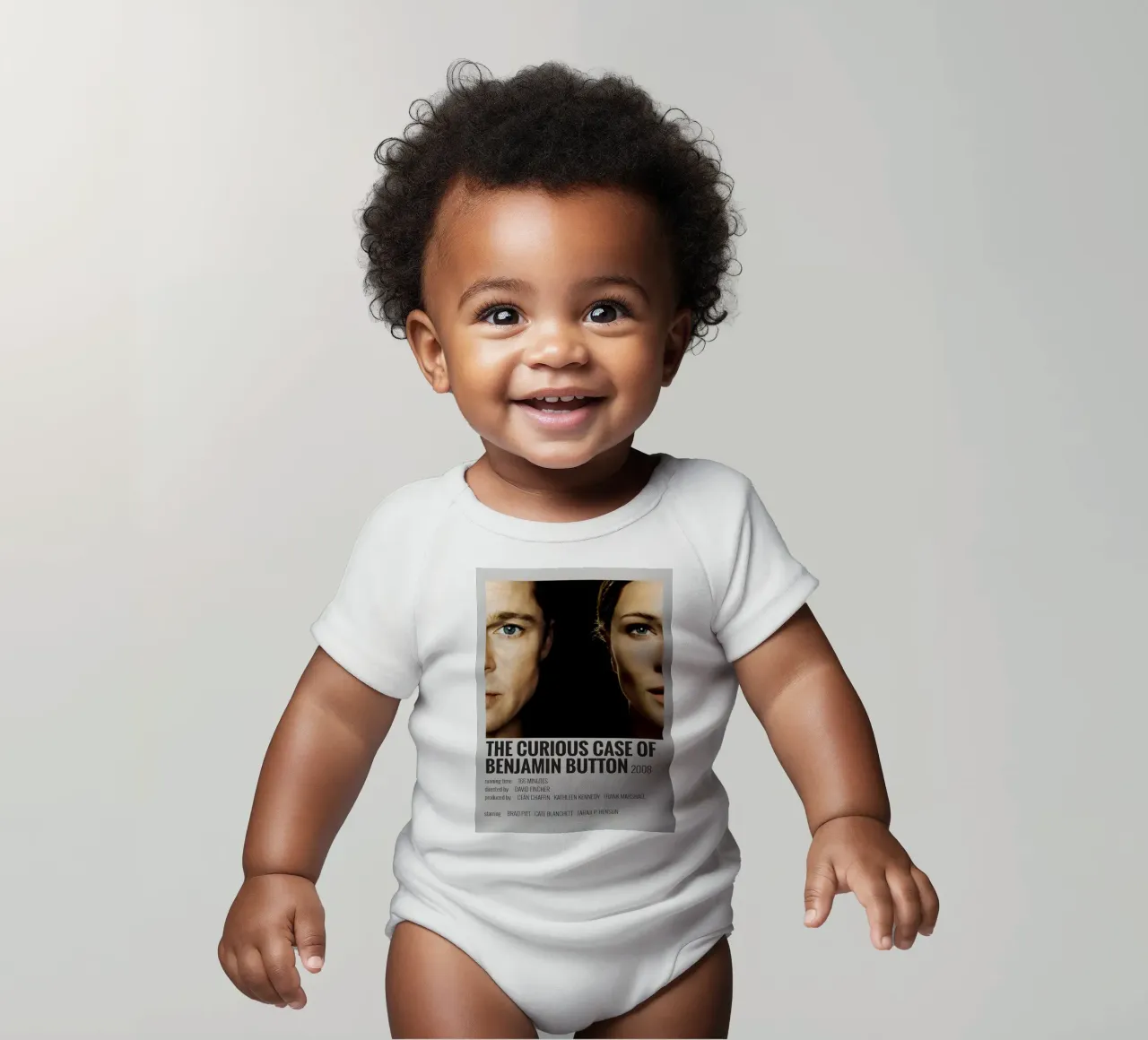 THE CURIOUS CASE OF BENJAMIN BUTTON 2008 body neonato maniche corte da MVFminimalist