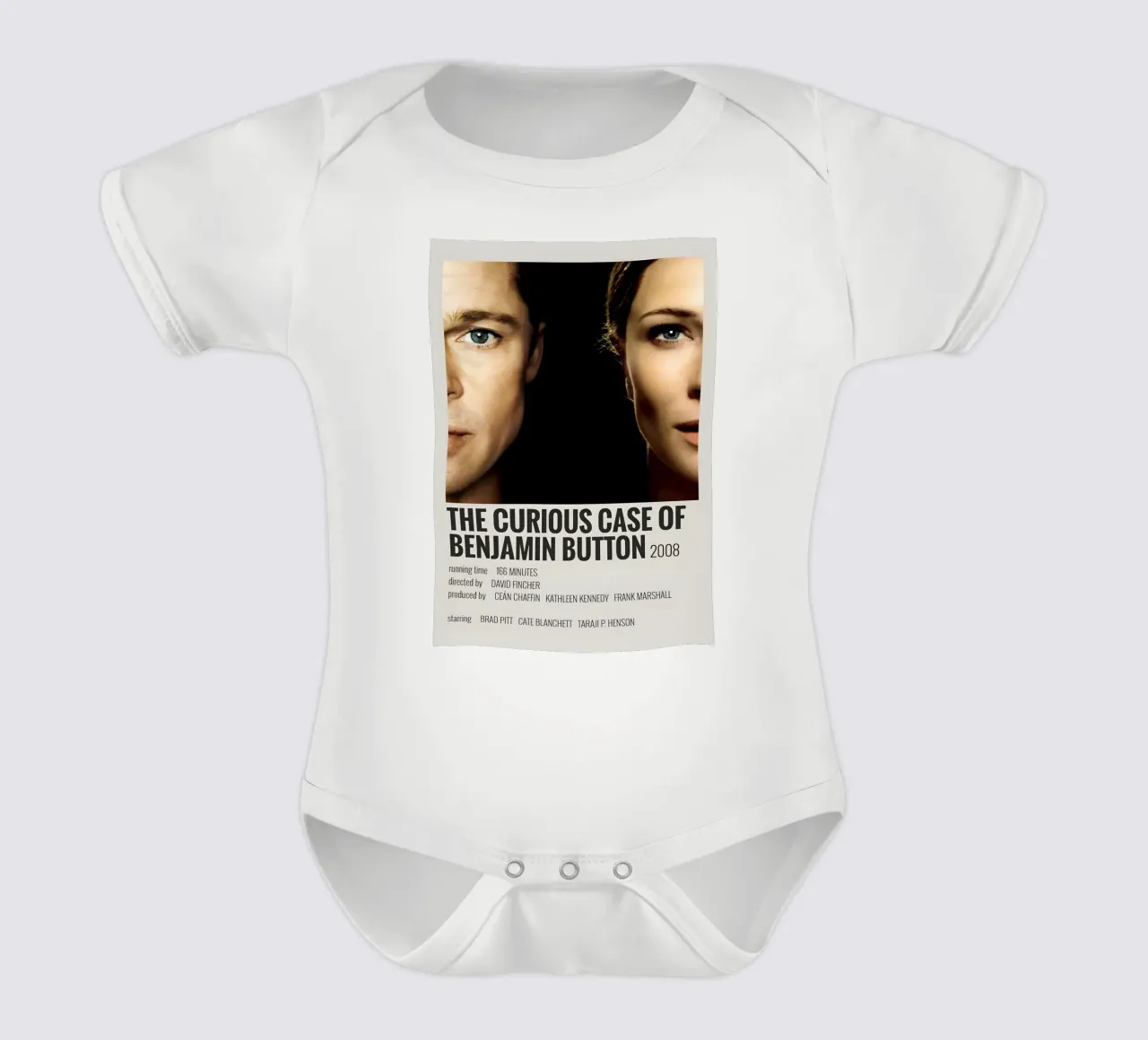 THE CURIOUS CASE OF BENJAMIN BUTTON 2008 body neonato maniche corte da MVFminimalist