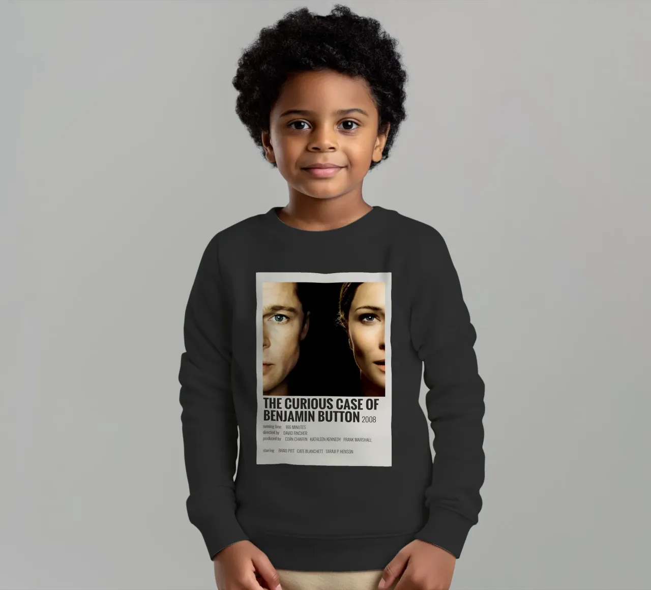 THE CURIOUS CASE OF BENJAMIN BUTTON 2008 felpa bambino da MVFminimalist