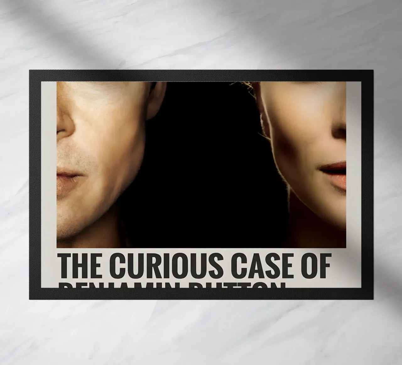 THE CURIOUS CASE OF BENJAMIN BUTTON 2008 deurmat van MVFminimalist