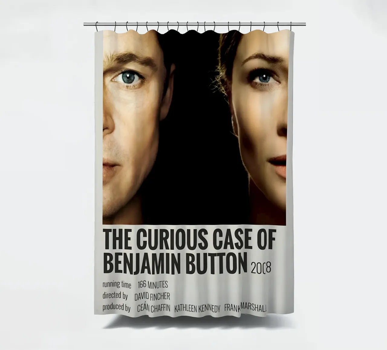 THE CURIOUS CASE OF BENJAMIN BUTTON 2008 tenda da doccia da MVFminimalist
