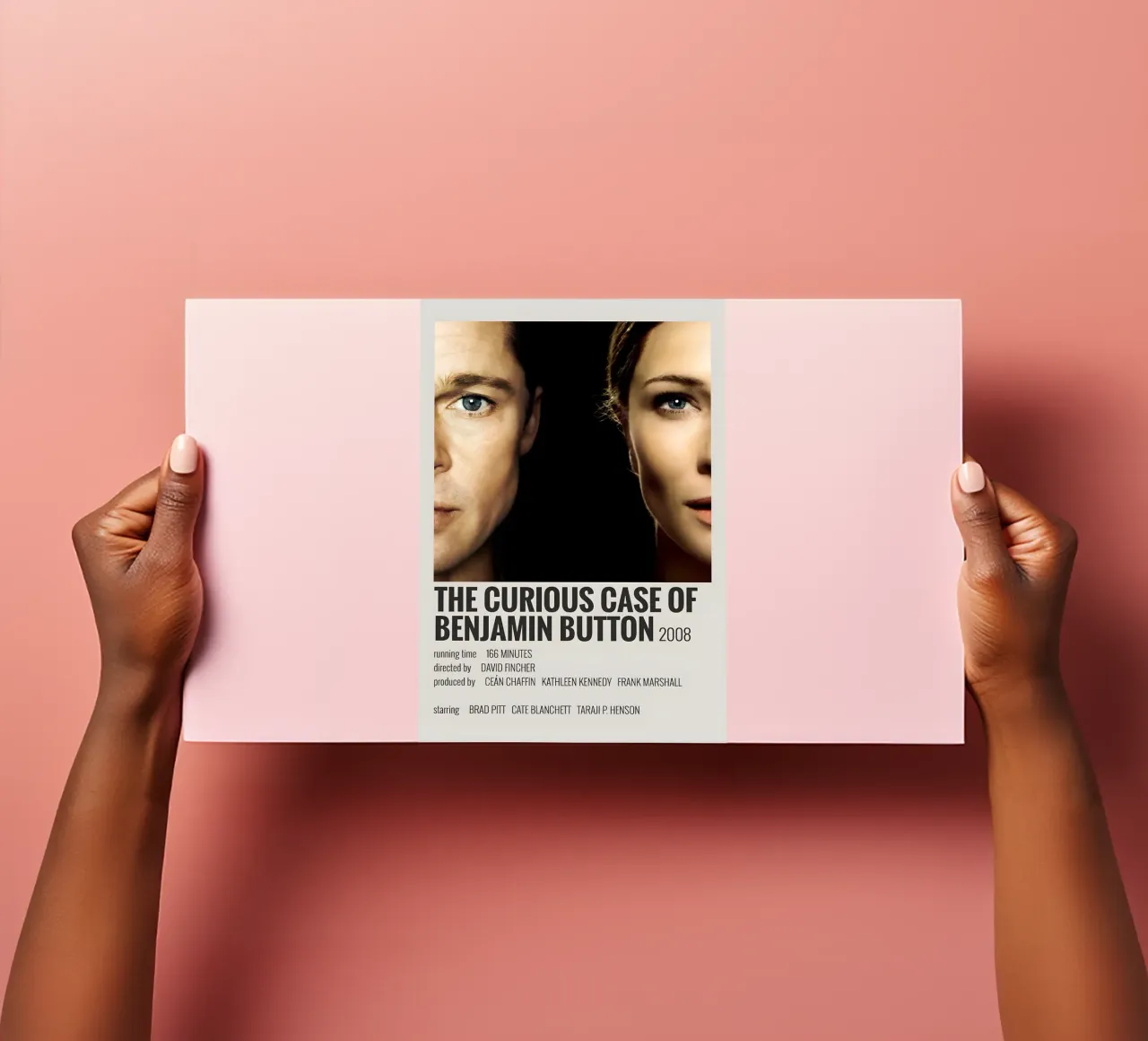 THE CURIOUS CASE OF BENJAMIN BUTTON 2008 foglio adesivo da MVFminimalist