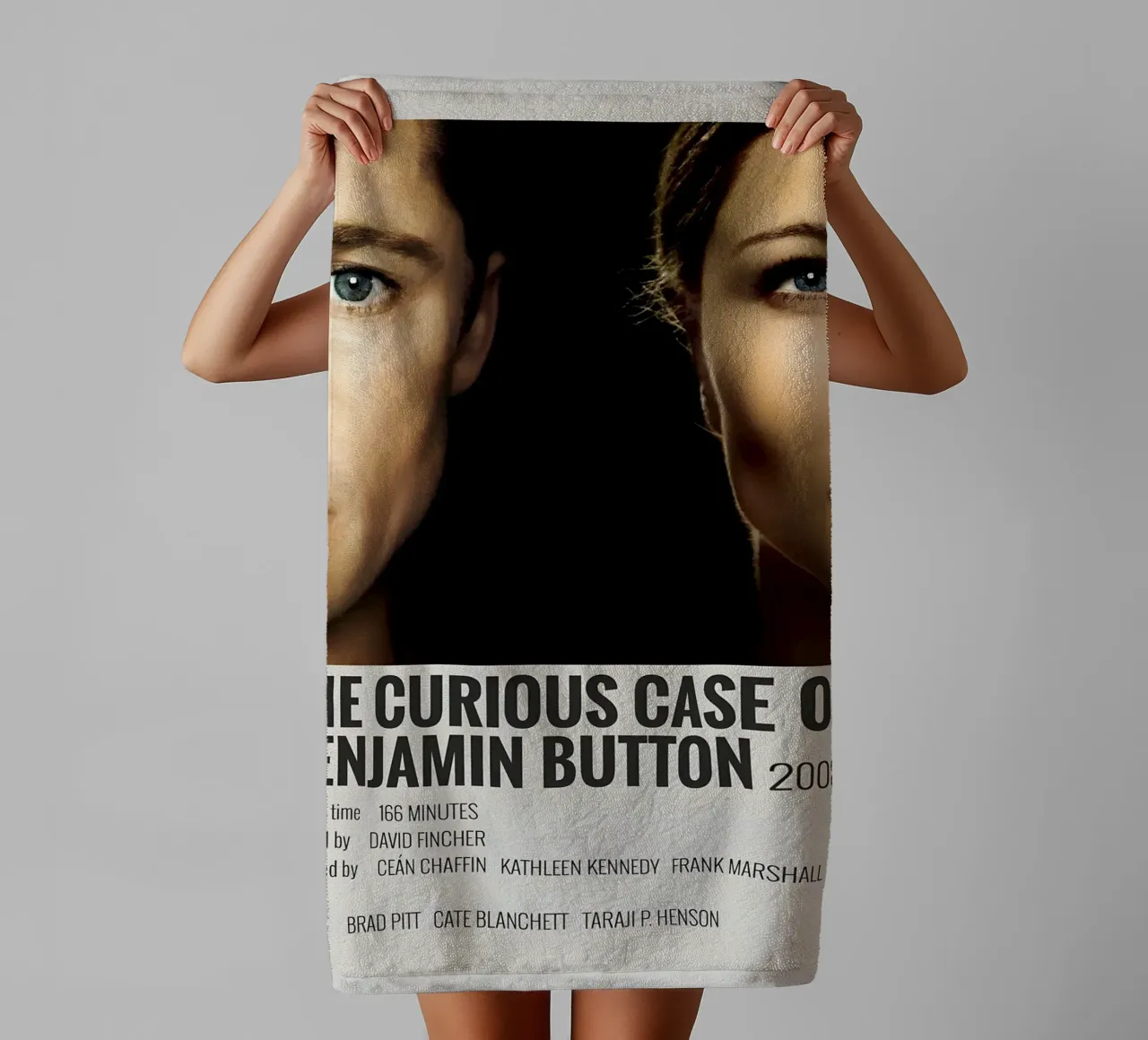 THE CURIOUS CASE OF BENJAMIN BUTTON 2008 asciugamano da bagno da MVFminimalist