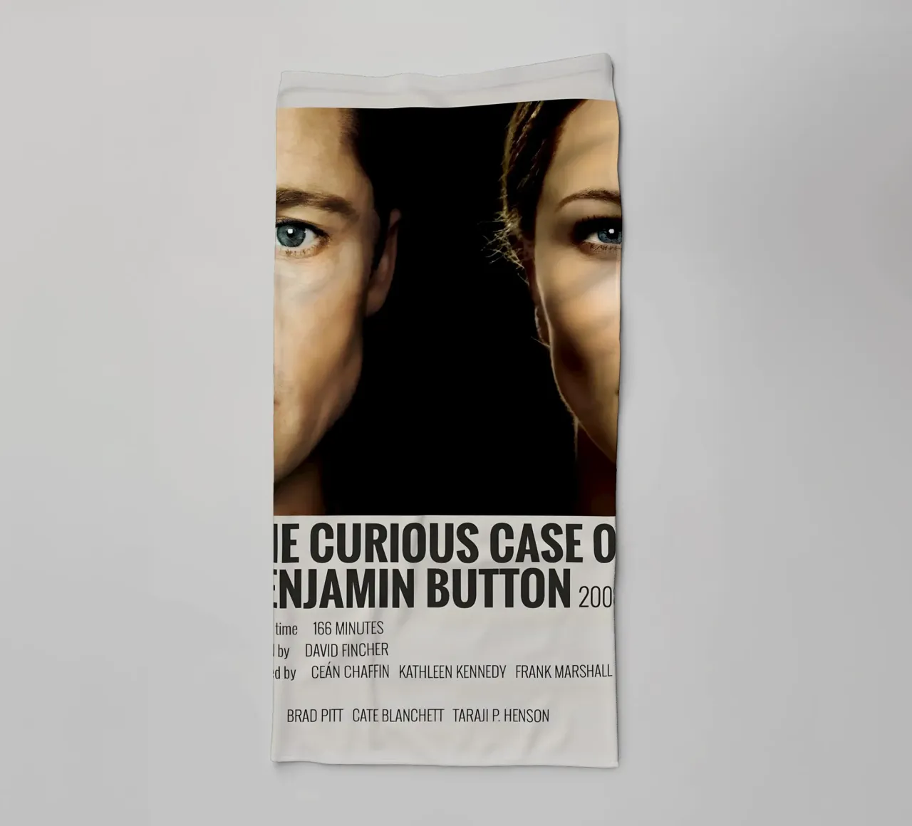 THE CURIOUS CASE OF BENJAMIN BUTTON 2008 asciugamano da bagno da MVFminimalist