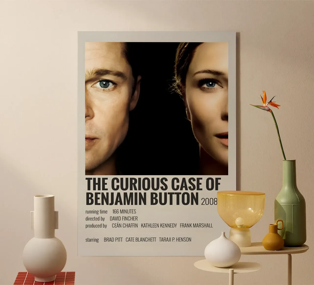 THE CURIOUS CASE OF BENJAMIN BUTTON 2008 metacrilato de MVFminimalist