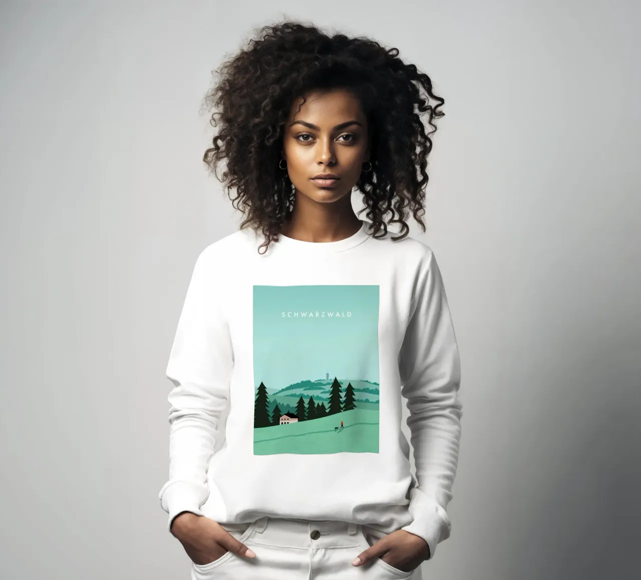 Schwarzwald sudadera de Katinka Reinke