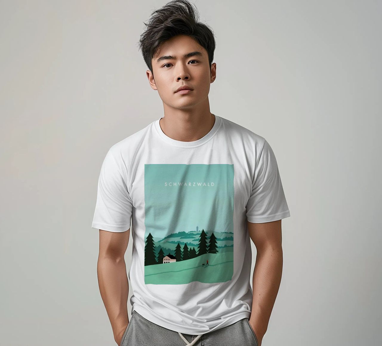 Schwarzwald T-Shirt von Katinka Reinke