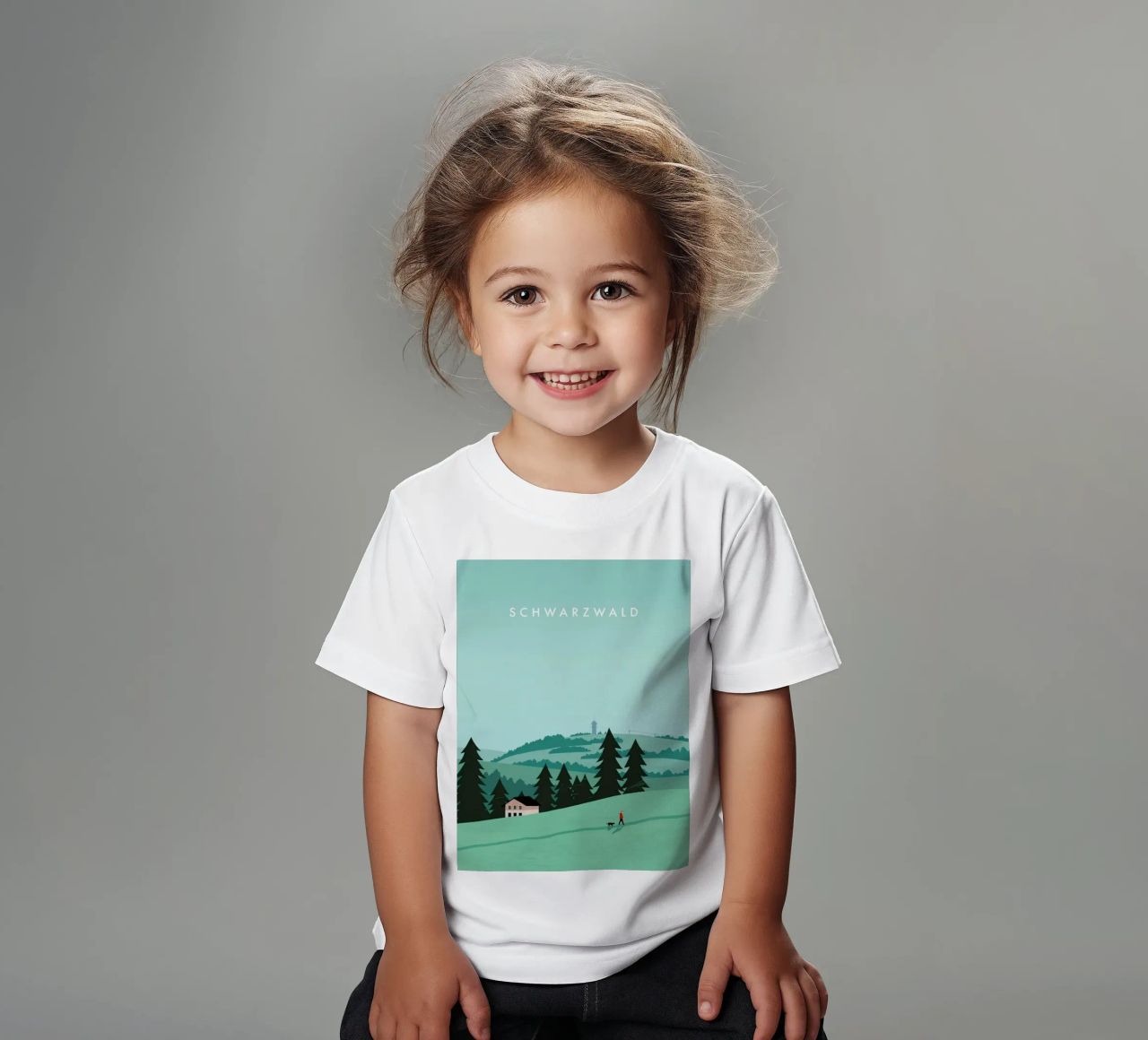 Schwarzwald Kinder T-Shirt von Katinka Reinke