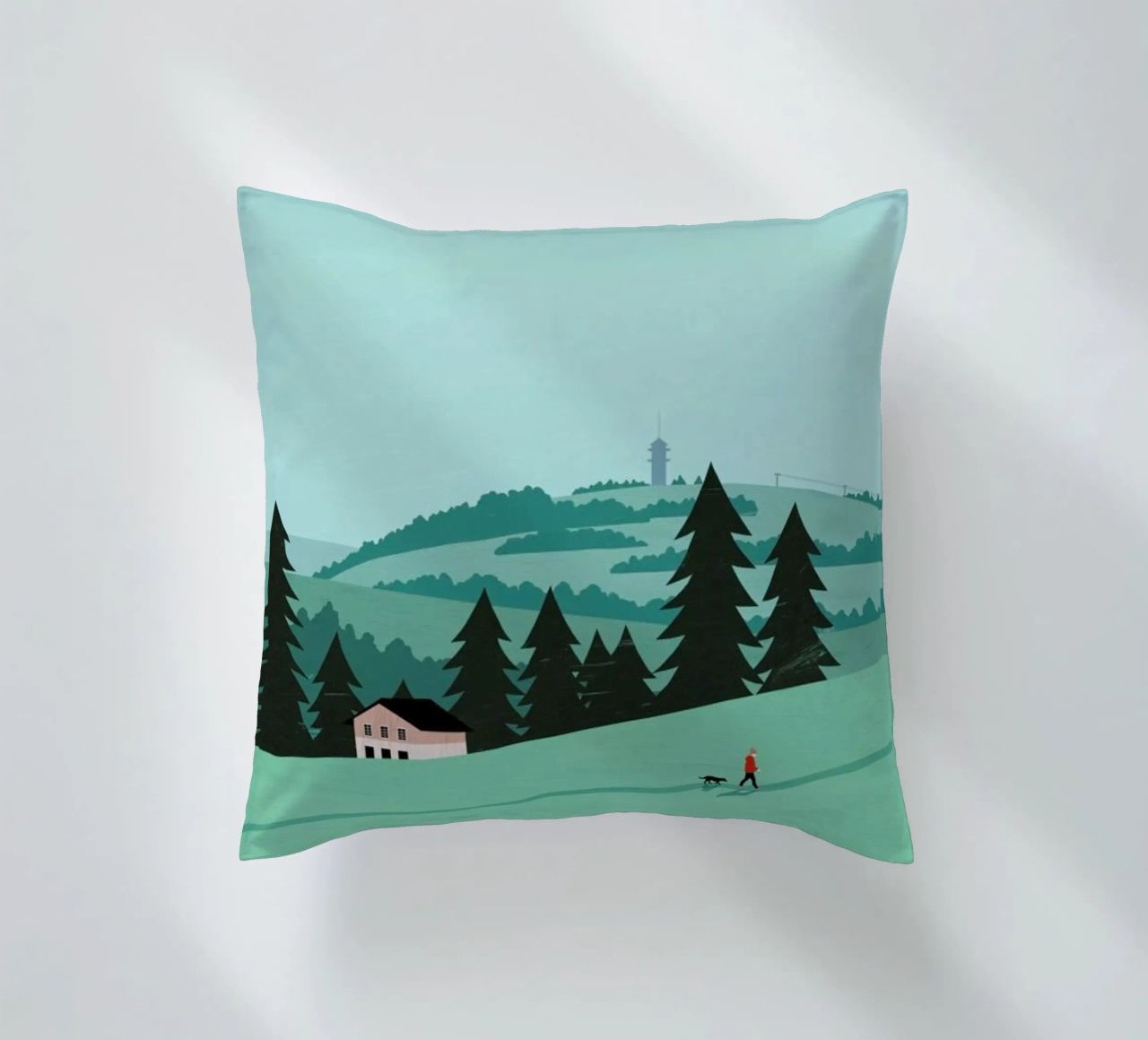 Schwarzwald Kissen von Katinka Reinke