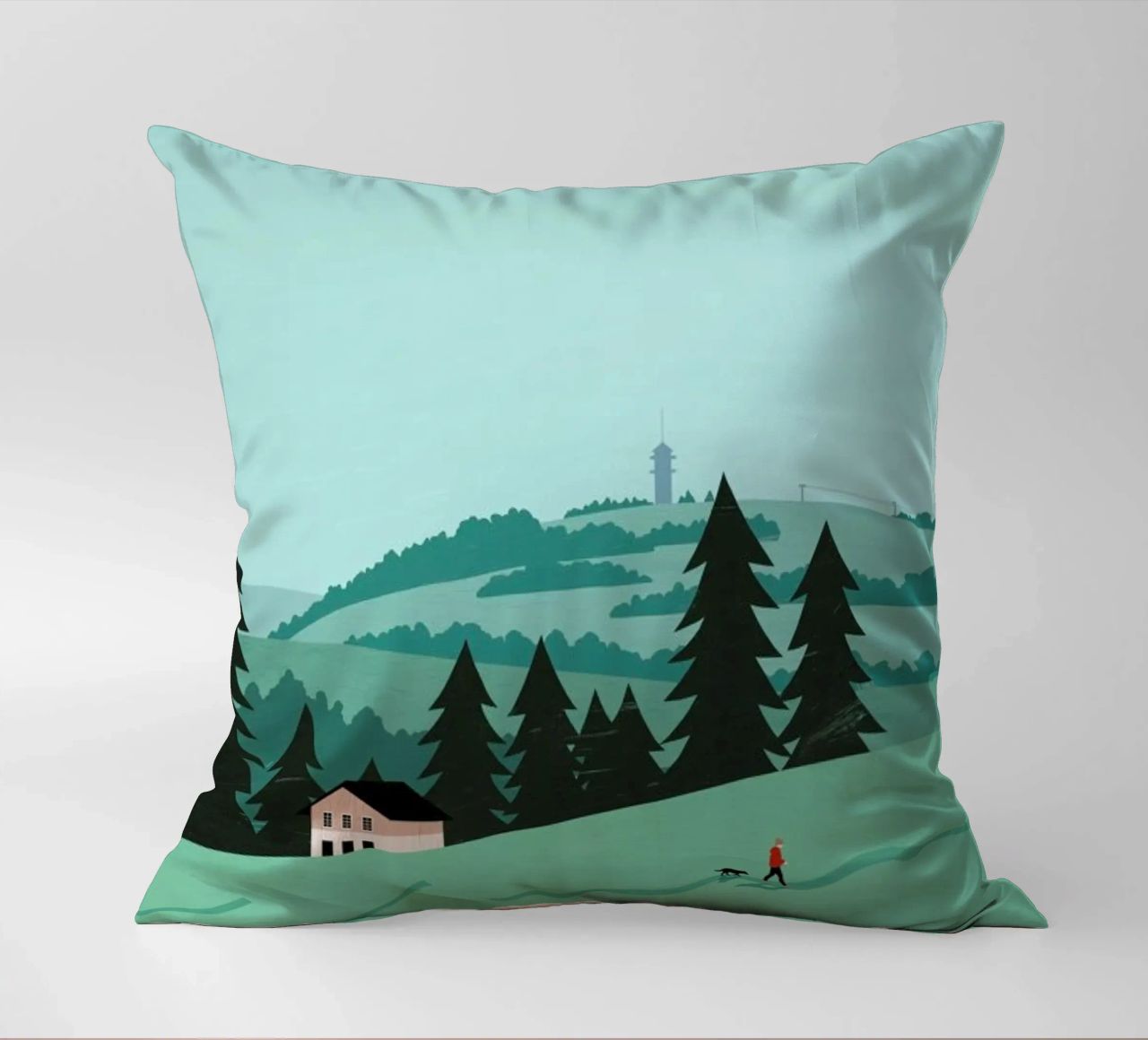 Schwarzwald Kissen von Katinka Reinke
