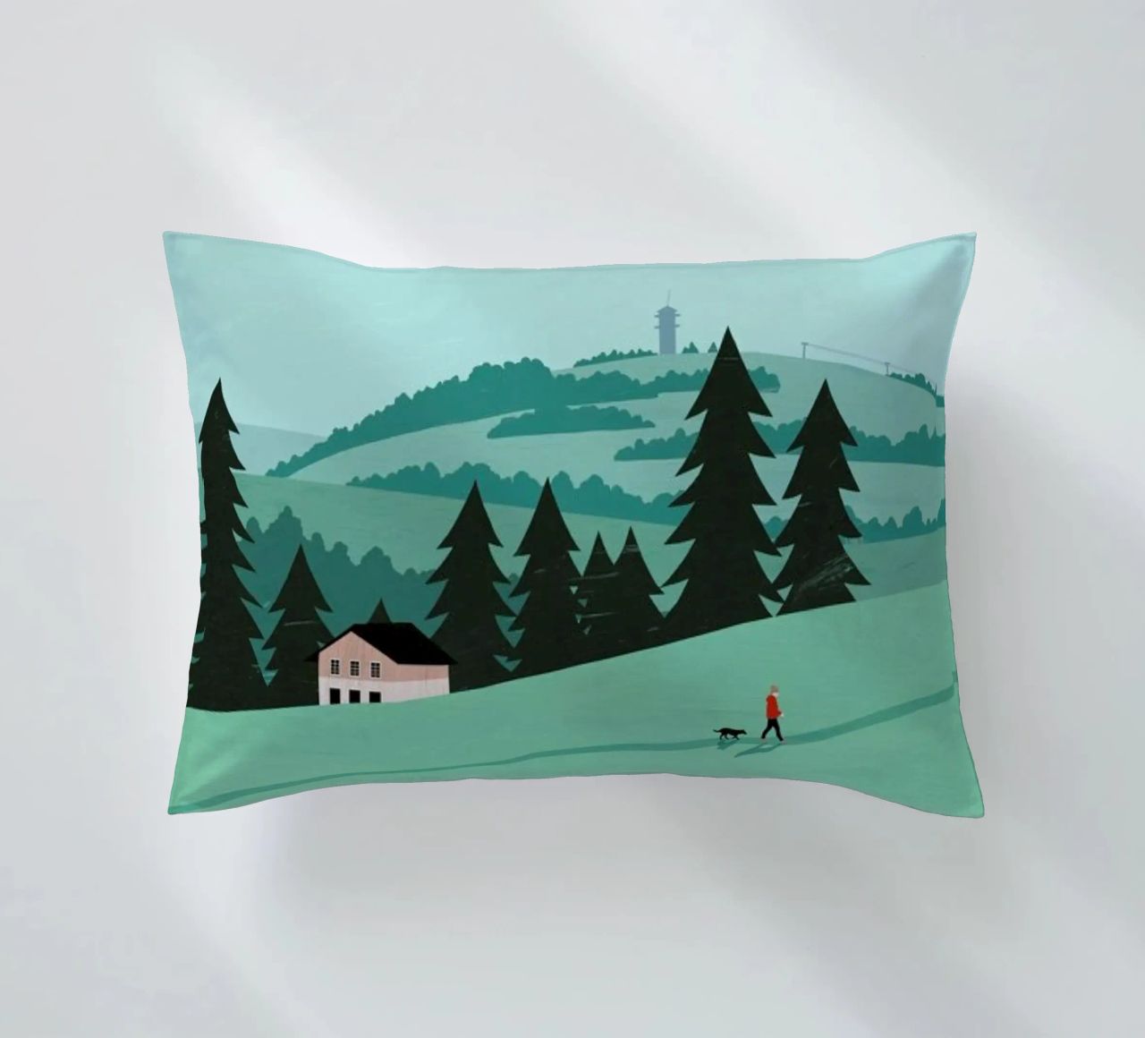 Schwarzwald Kissen von Katinka Reinke