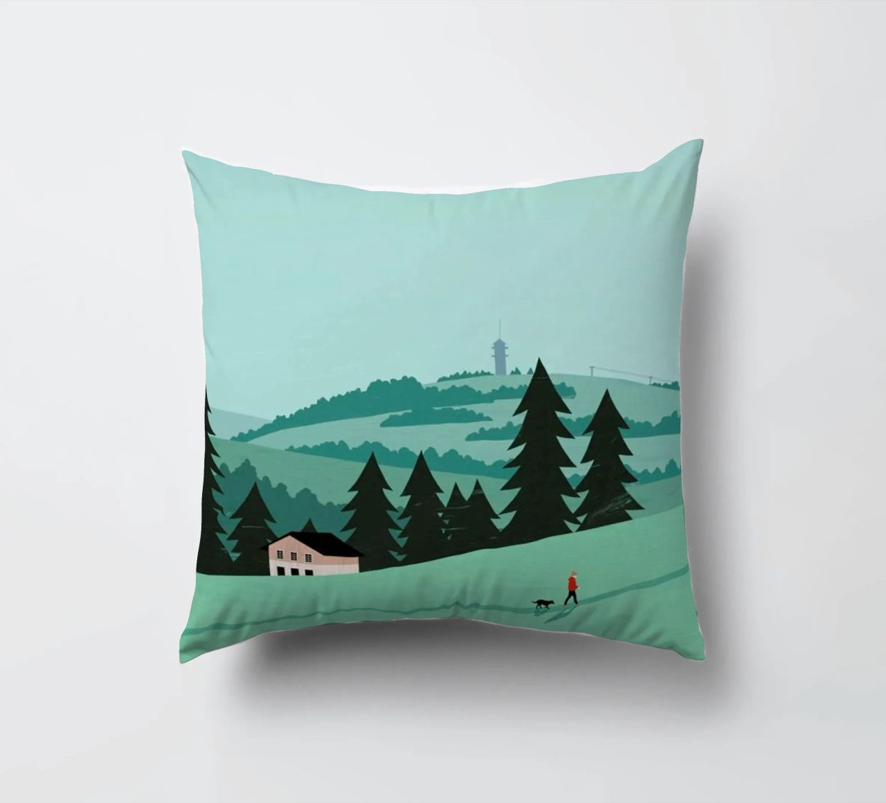 Schwarzwald Kissen von Katinka Reinke