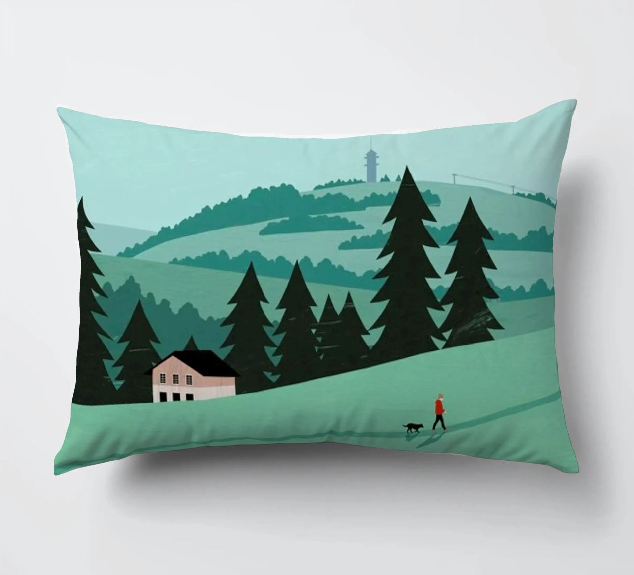 Schwarzwald Kissen von Katinka Reinke