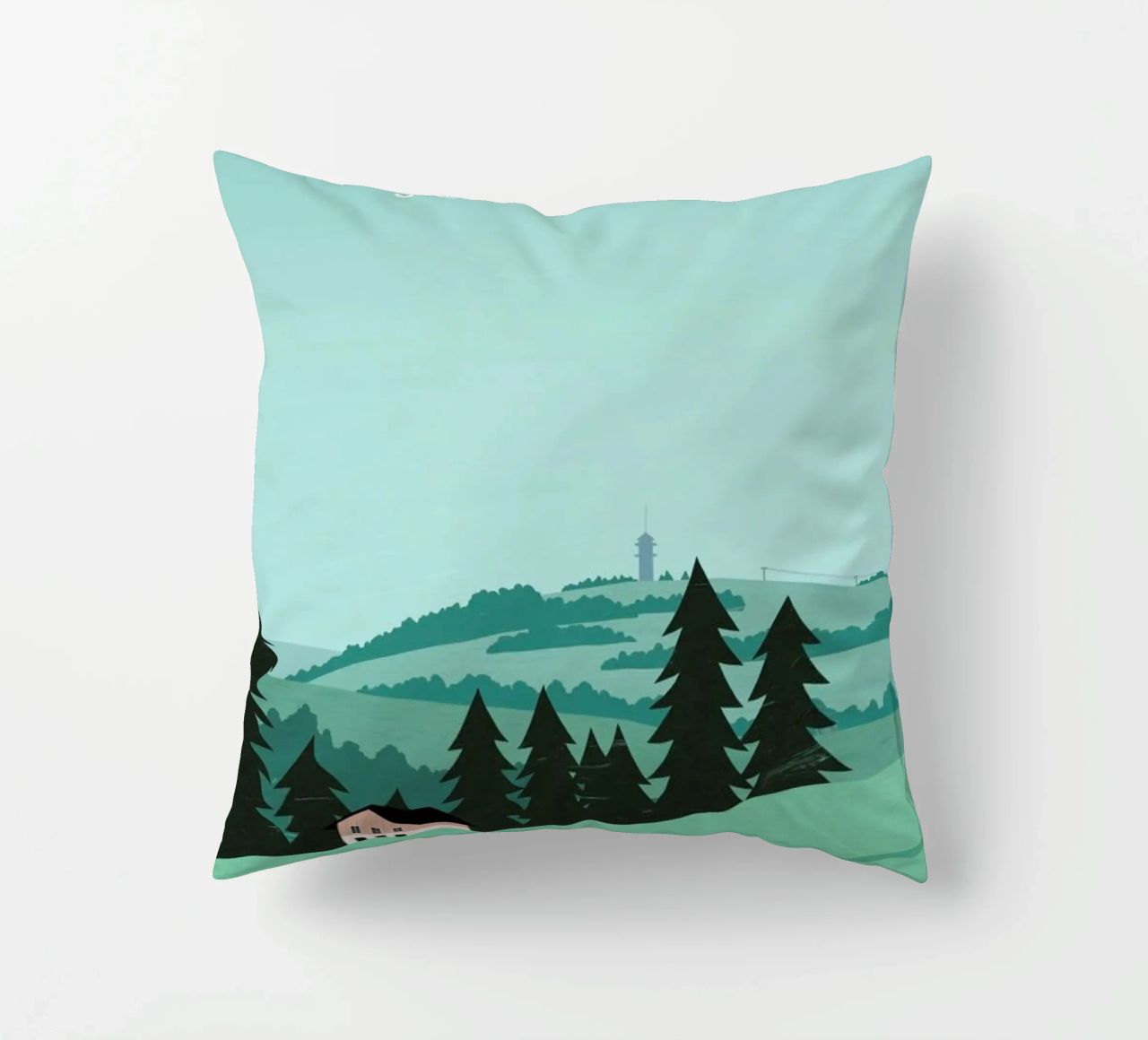 Schwarzwald Kissen von Katinka Reinke