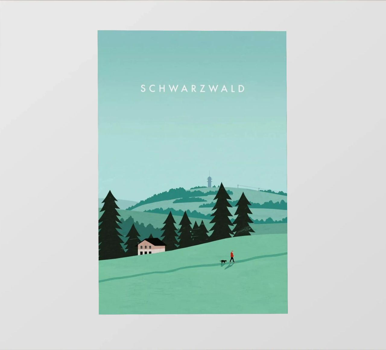 Schwarzwald Backlit Folie von Katinka Reinke