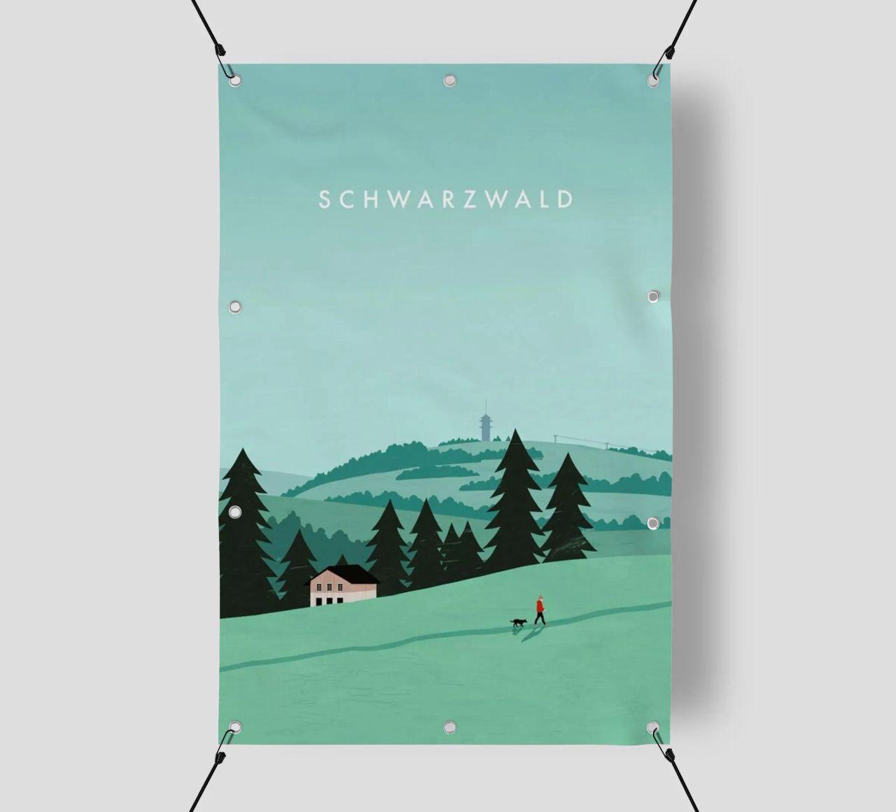 Schwarzwald PVC Plane von Katinka Reinke