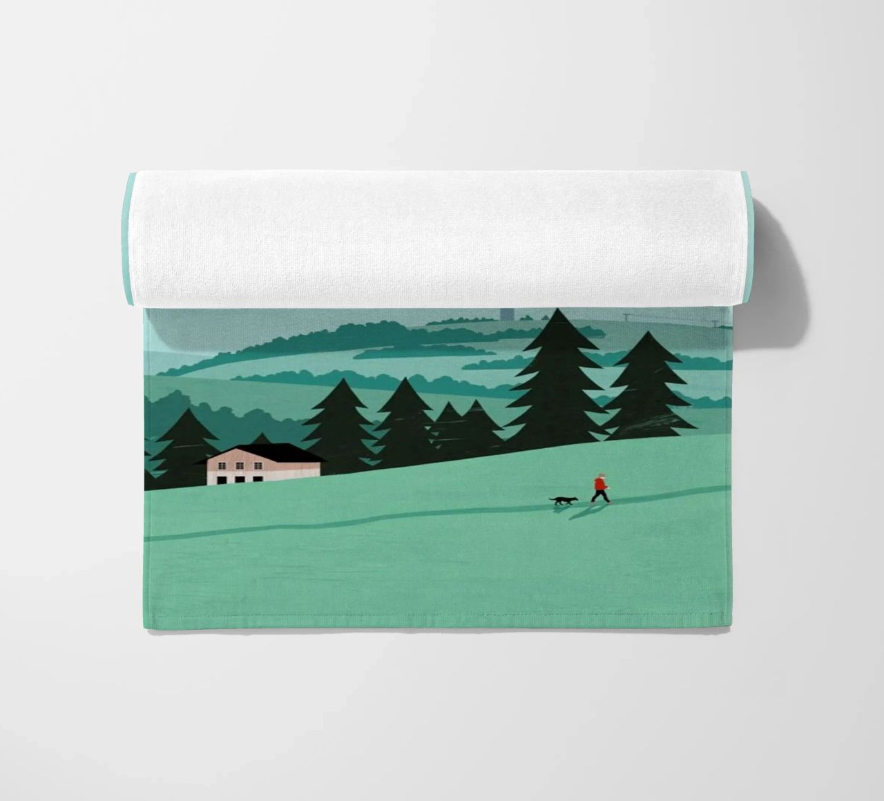 Schwarzwald Strandtuch von Katinka Reinke