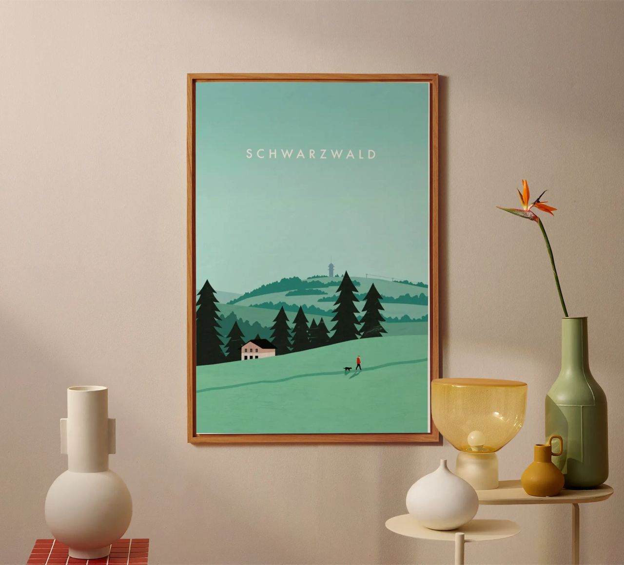Schwarzwald Alu-Dibond von Katinka Reinke
