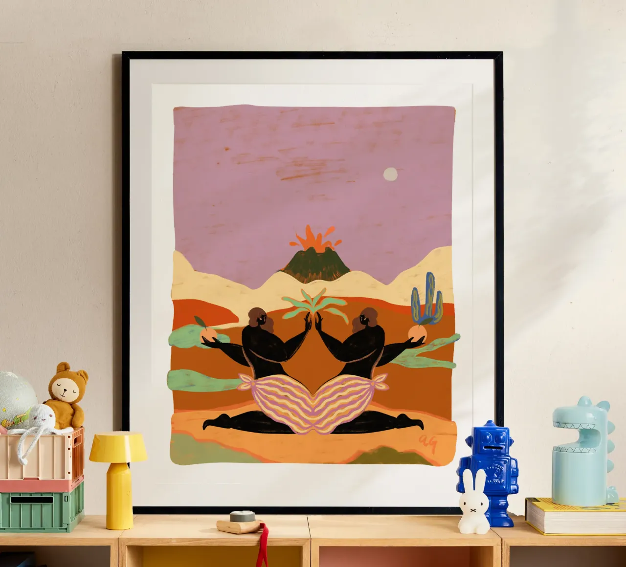 Passion poster con telaio in plastica da Arty Guava