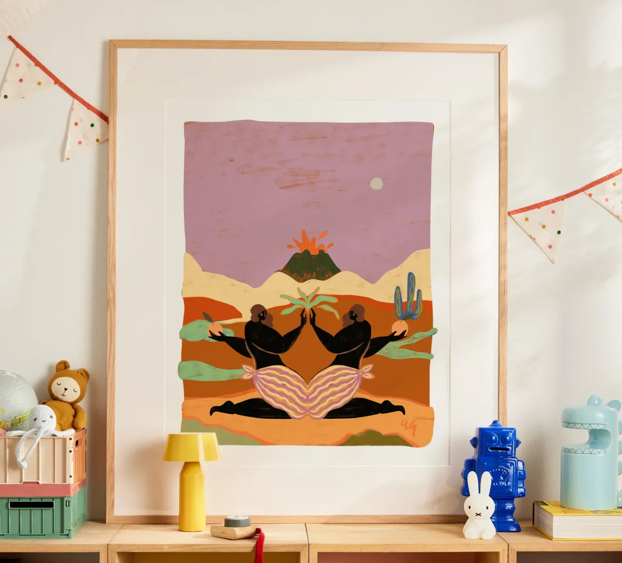 Passion poster con telaio in plastica da Arty Guava