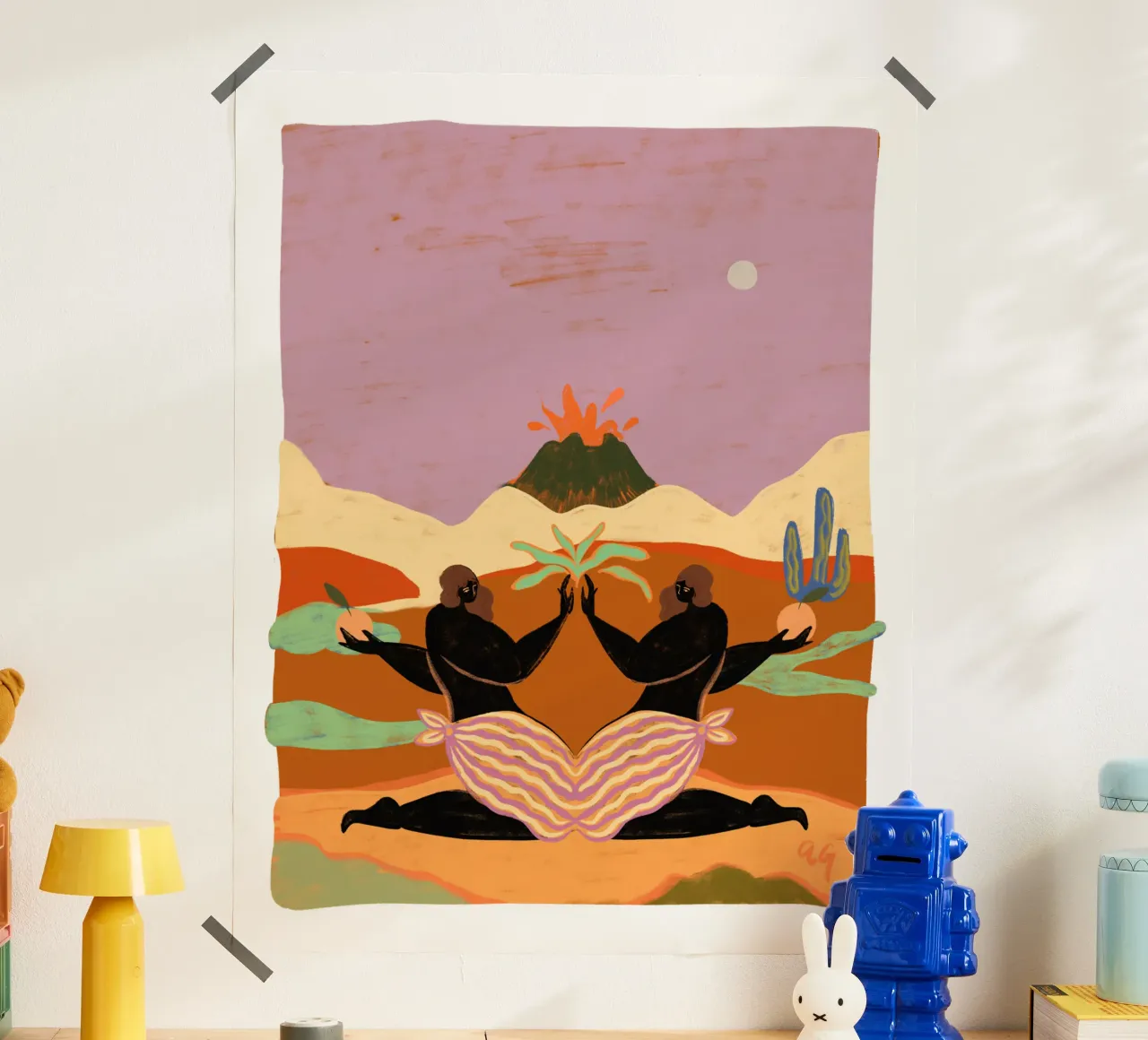 Passion poster con telaio in plastica da Arty Guava