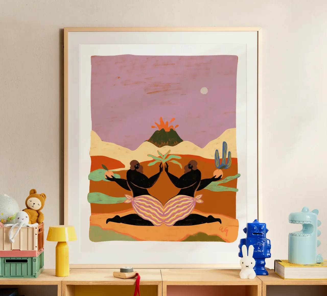 Passion poster con telaio in plastica da Arty Guava