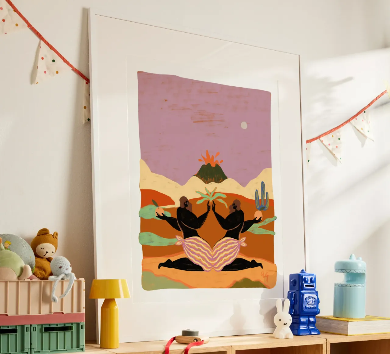 Passion poster con telaio in plastica da Arty Guava