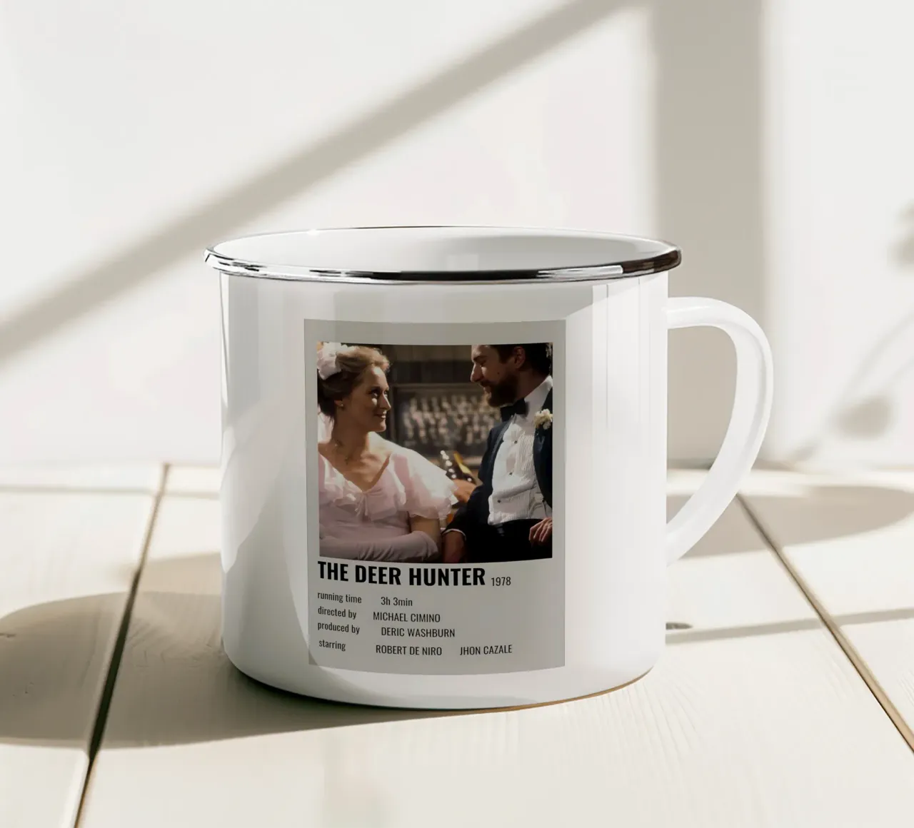 THE DEER HUNTER 1978 tazza in smalto da MVFminimalist