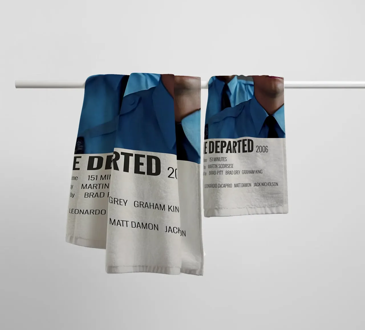 THE DEPARTED 2006 asciugamano da bagno da MVFminimalist