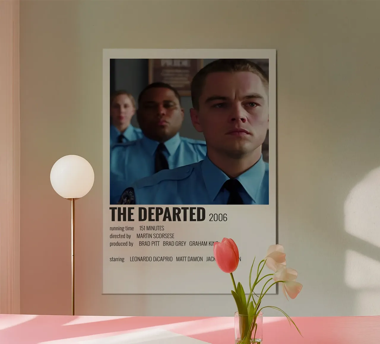 THE DEPARTED 2006 alluminio dibond da MVFminimalist