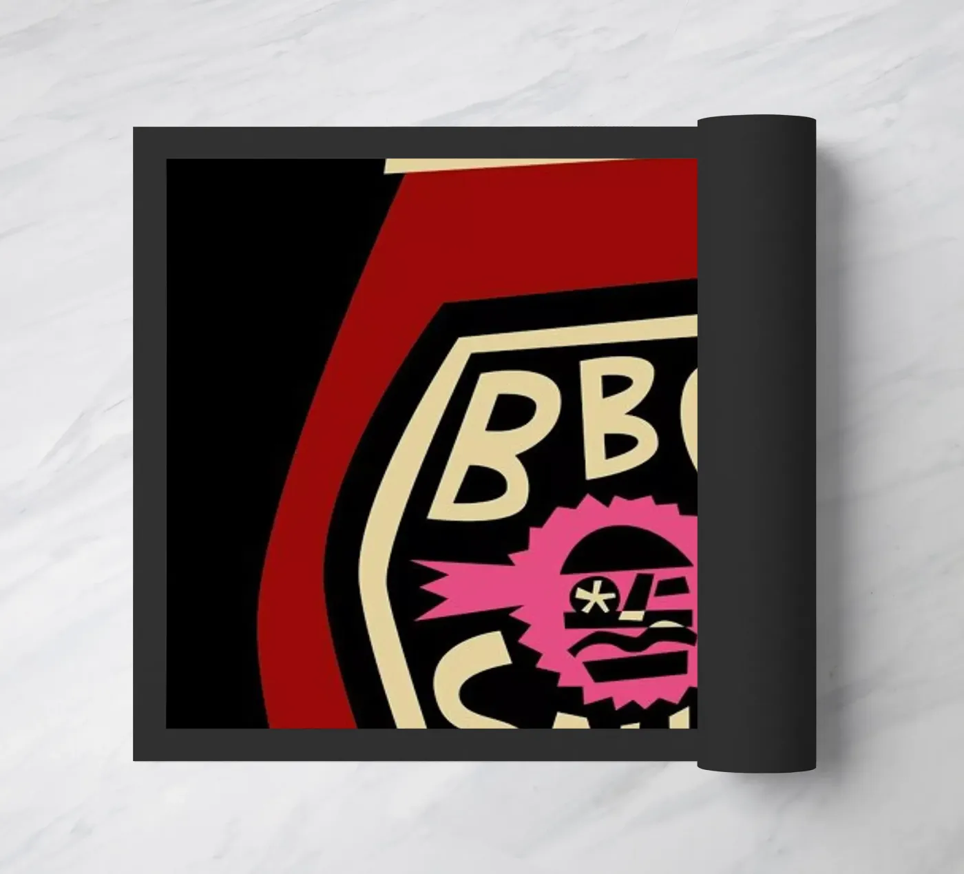 BBQ sauce doormat by Fox & Velvet