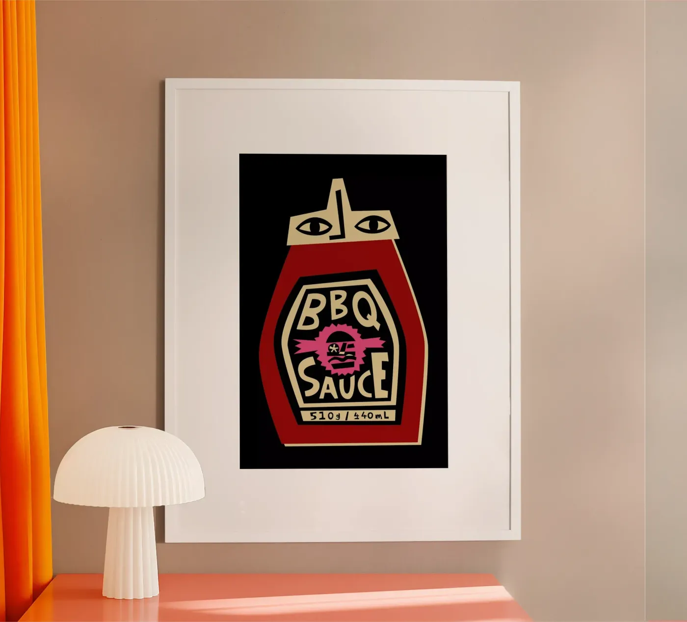 Sauce BBQ poster de Fox & Velvet