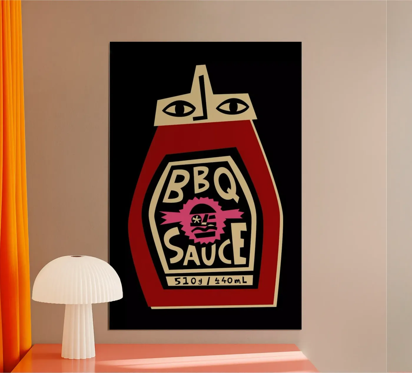 Sauce BBQ poster de Fox & Velvet