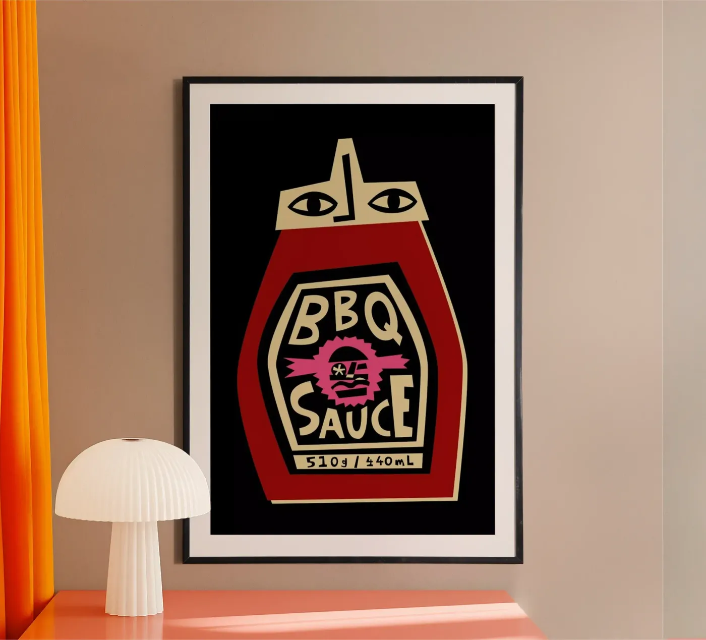 Sauce BBQ poster de Fox & Velvet