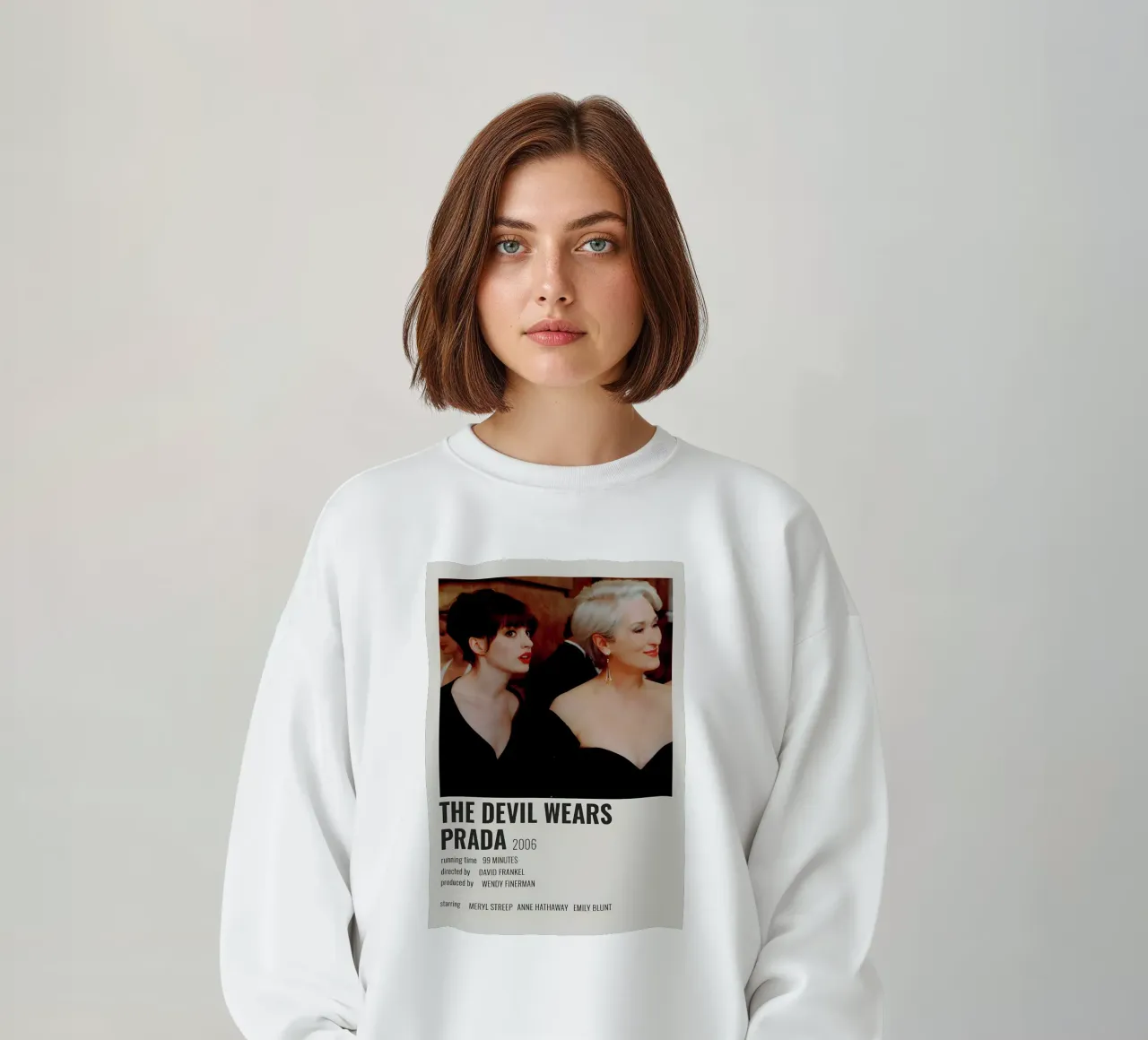 THE DEVIL WEARS PRADA 2006 felpa da MVFminimalist