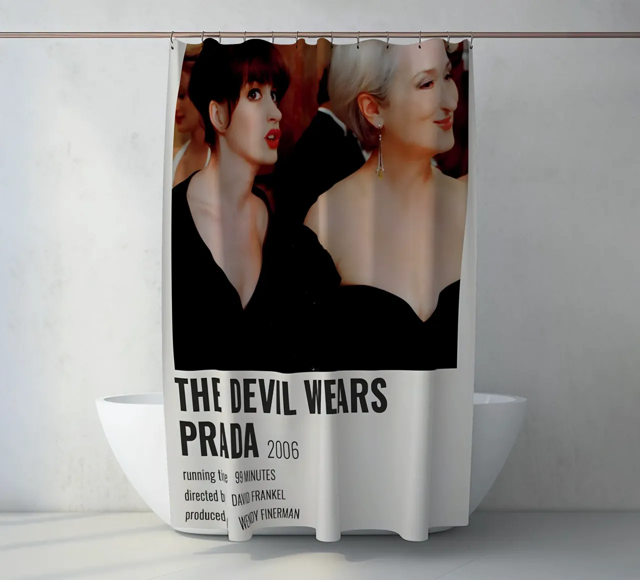 THE DEVIL WEARS PRADA 2006 tenda da doccia da MVFminimalist