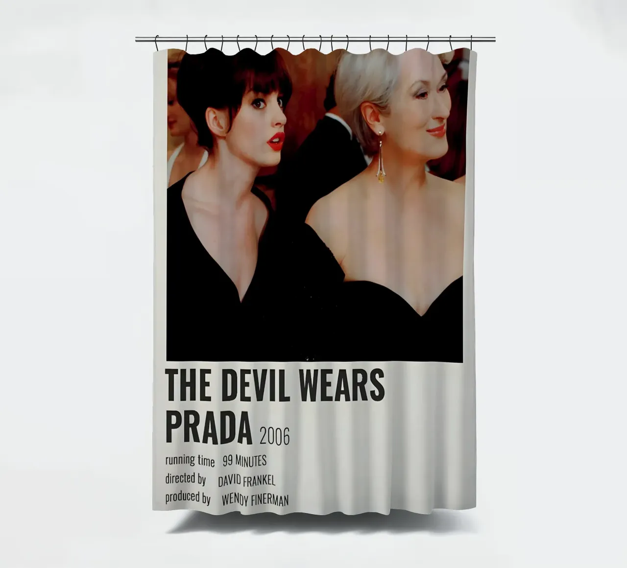 THE DEVIL WEARS PRADA 2006 tenda da doccia da MVFminimalist