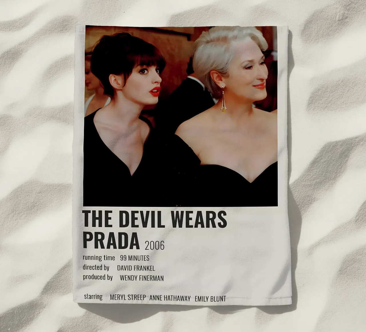 THE DEVIL WEARS PRADA 2006 telo mare da MVFminimalist