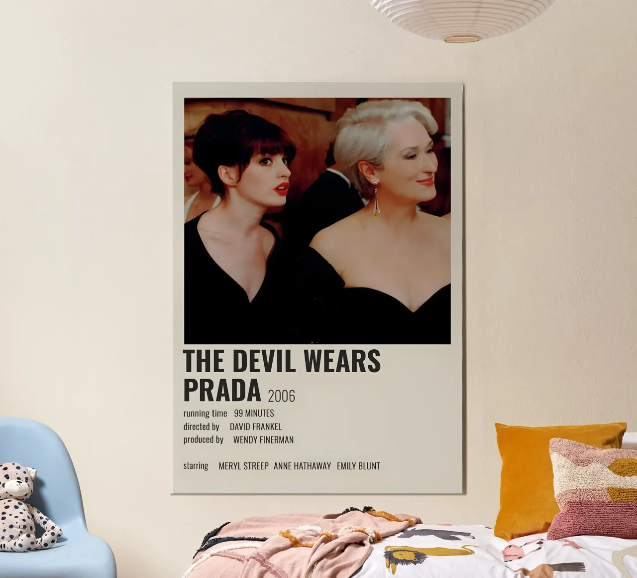 THE DEVIL WEARS PRADA 2006 alluminio dibond da MVFminimalist