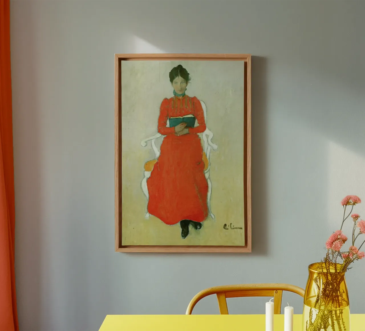 Larsson - Portrait of Dora Lamm tela con Cornice a cassetta da ARTOTHEK