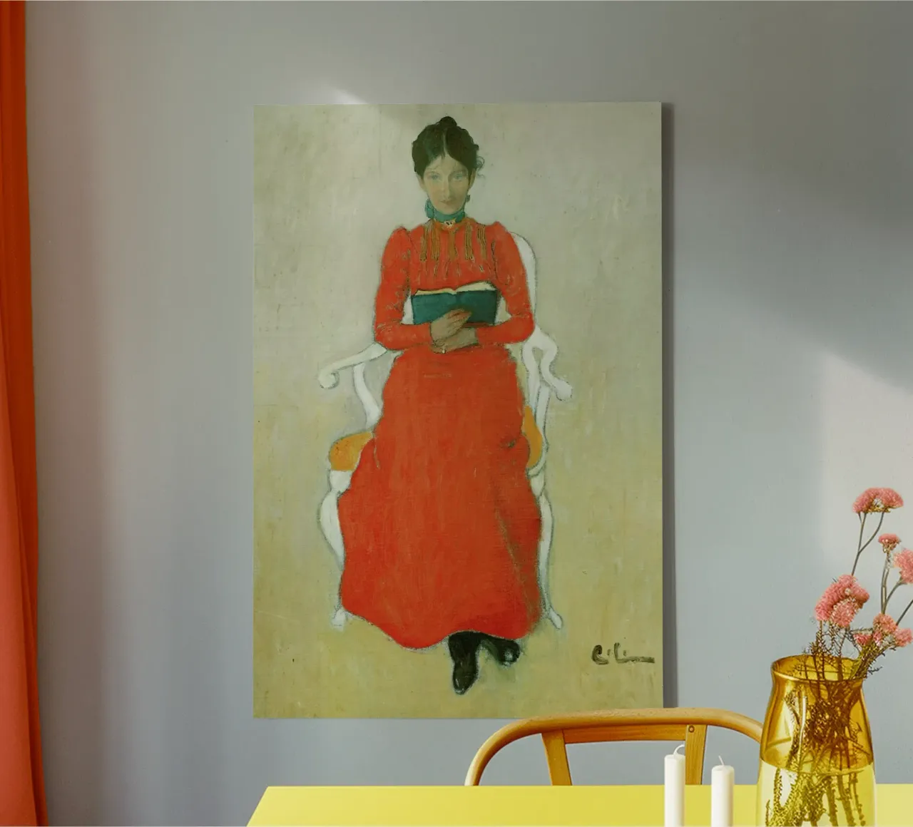 Larsson - Portrait of Dora Lamm tela con Cornice a cassetta da ARTOTHEK