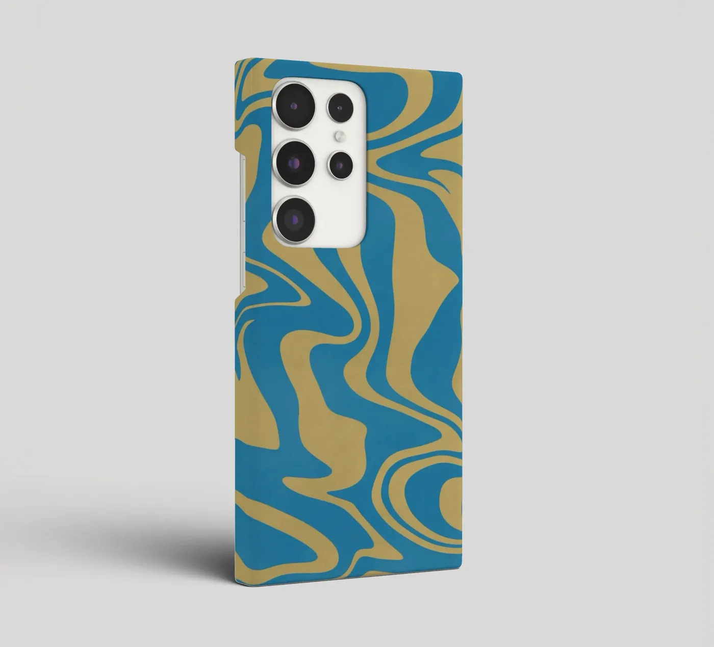 Fluid lines pattern Samsung Hülle von Little Dean