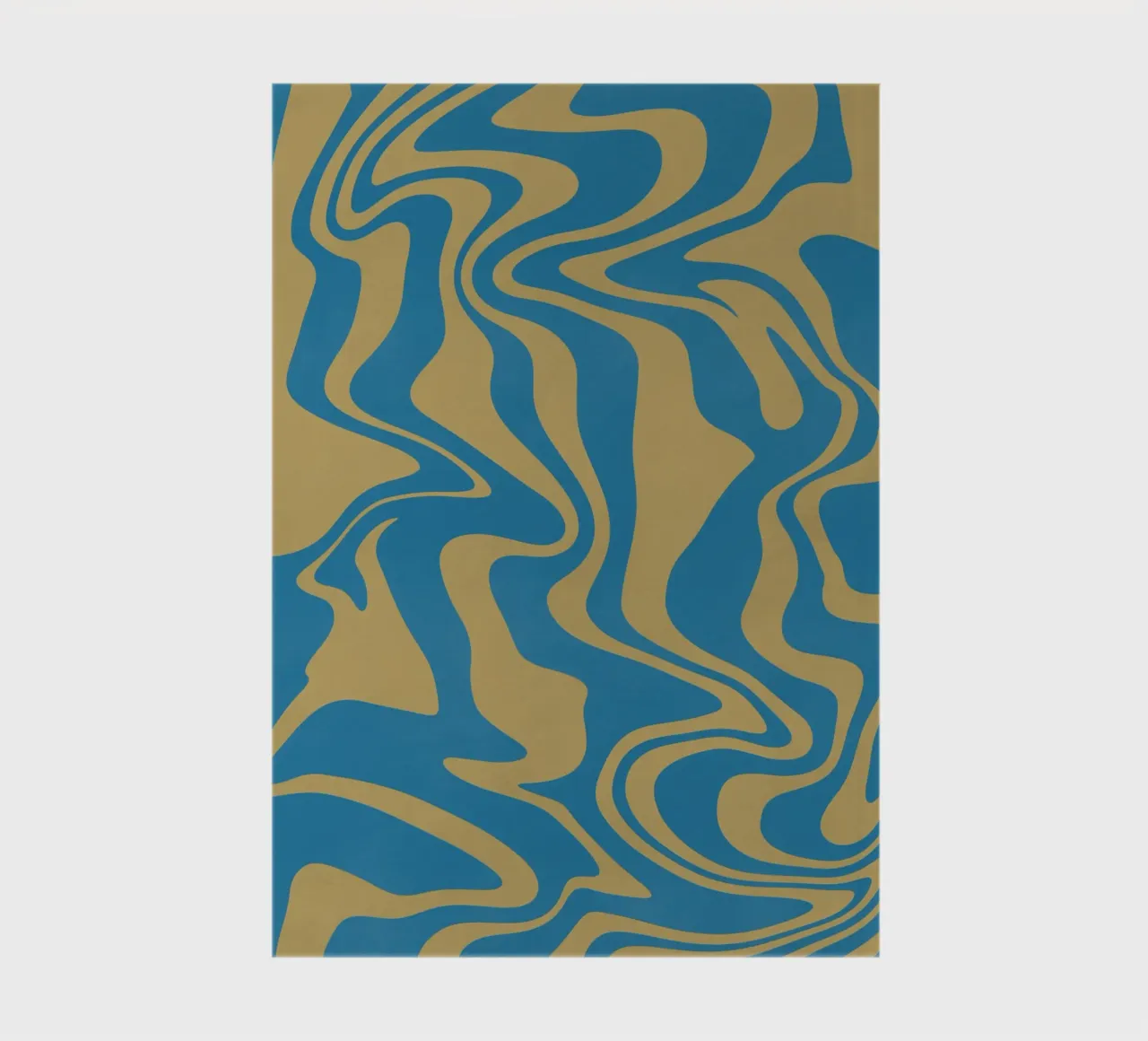 Fluid lines pattern notebook by Little Dean