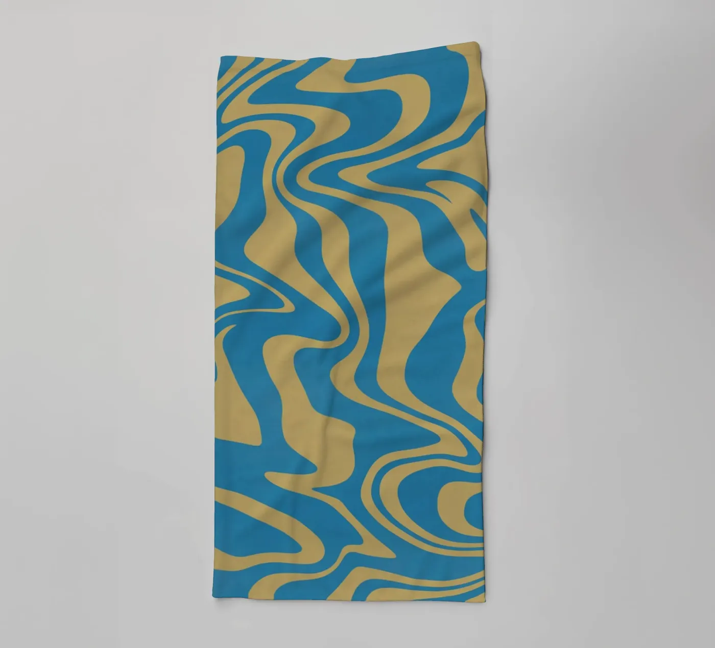 Fluid lines pattern badhanddoek van Little Dean