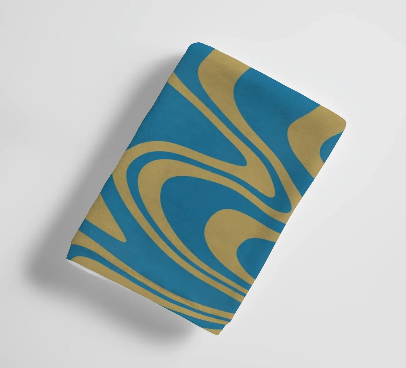 Fluid lines pattern badhanddoek van Little Dean