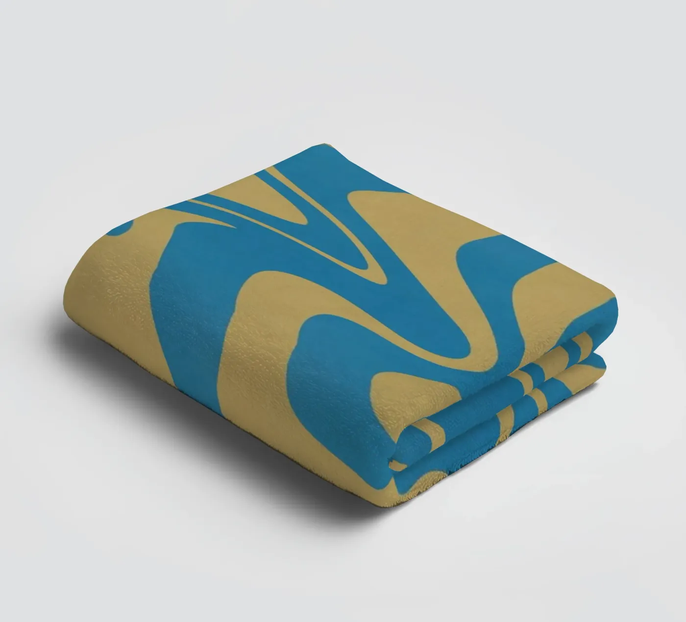 Fluid lines pattern badhanddoek van Little Dean