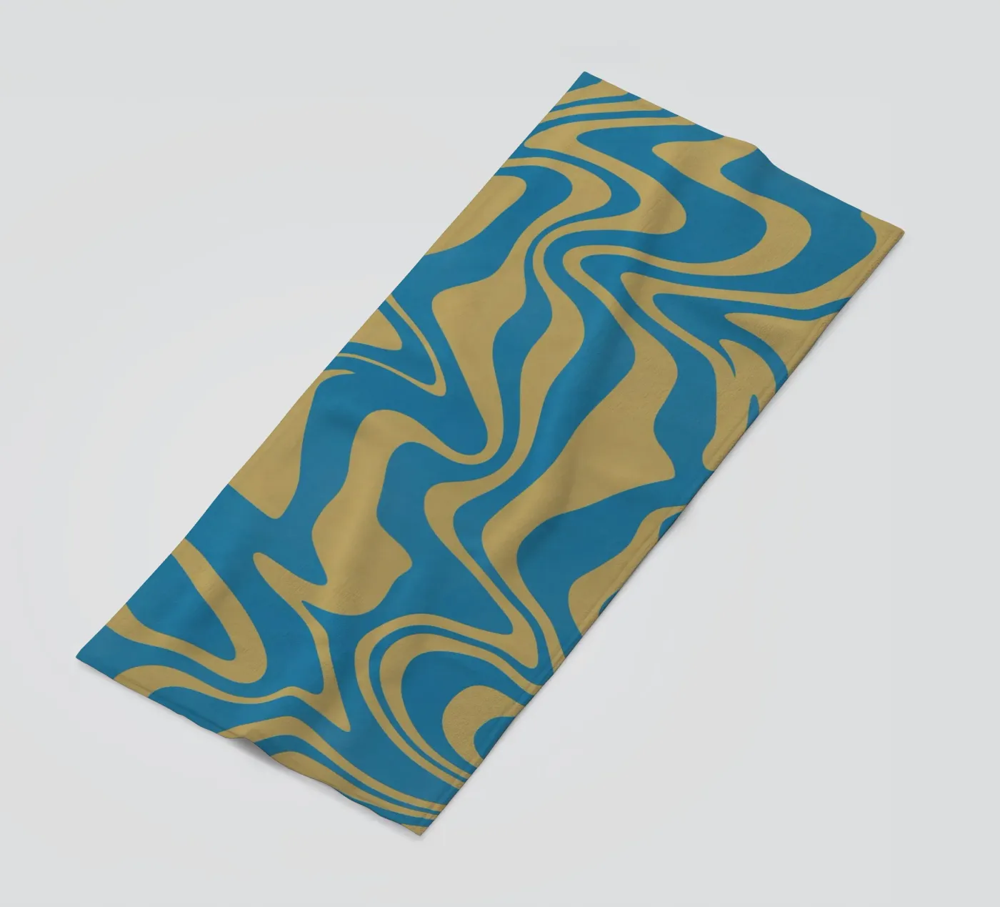 Fluid lines pattern serviette de plage de Little Dean